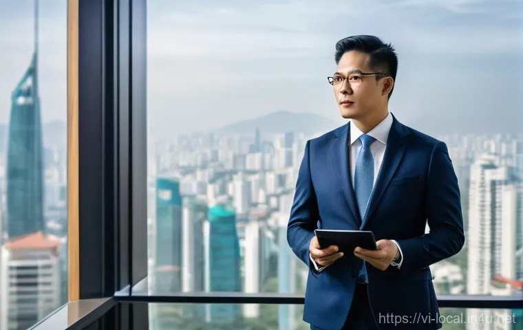 지방공무원 직렬별 승진 가능성 분석 - **Prompt:** A young Vietnamese female civil servant, approximately 30-35 years old, sits at a clean,...