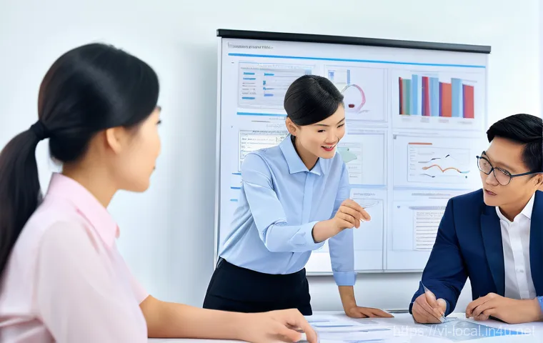 지방공무원 실무 중심 워크샵 - **Empathetic Communication and Citizen Service:** A warm and welcoming public service counter in Vie...